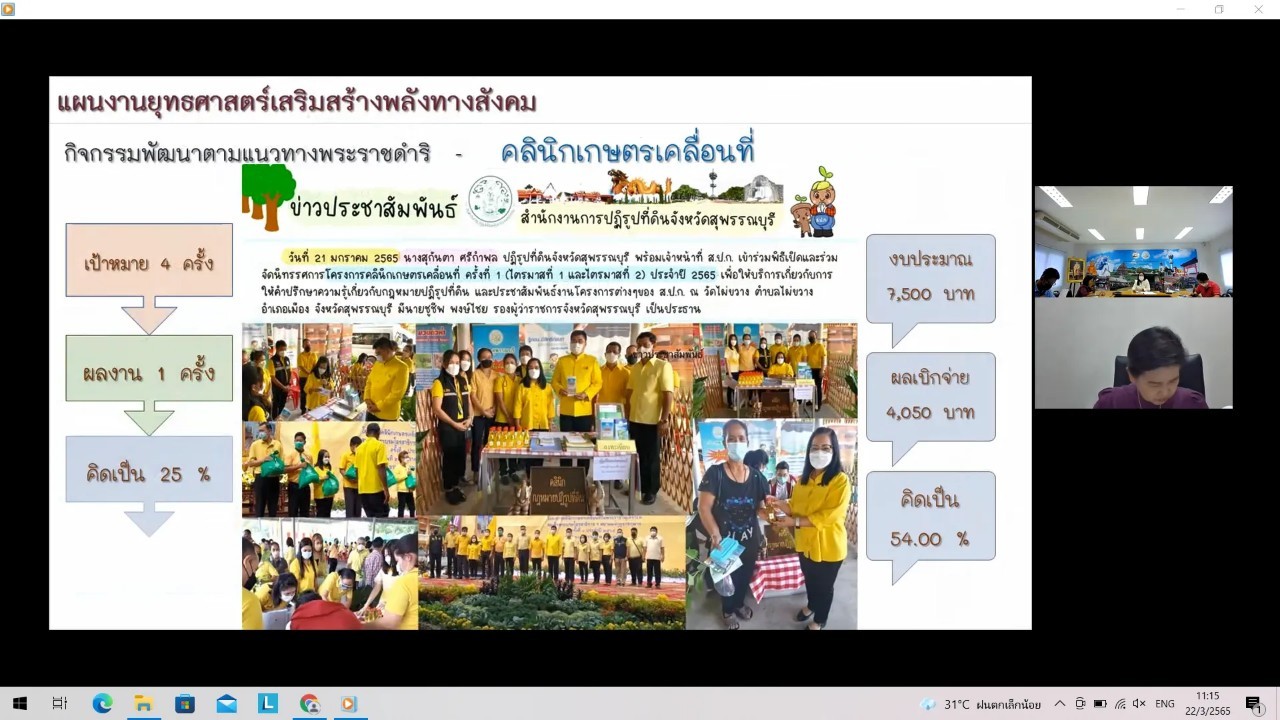 title - ผู้ตรวจราชการกรม ประชุมตรวจติดตามความก้าวหน้าผลการดำเนินงานตามแผนการตรวจราชการ ประจำปีงบประมาณ พ.ศ. 2565 ของ ส.ป.ก. รอบที่ 1 เขตตรวจราชการที่ 4 (ส.ป.ก.สุพรรณบุรี)